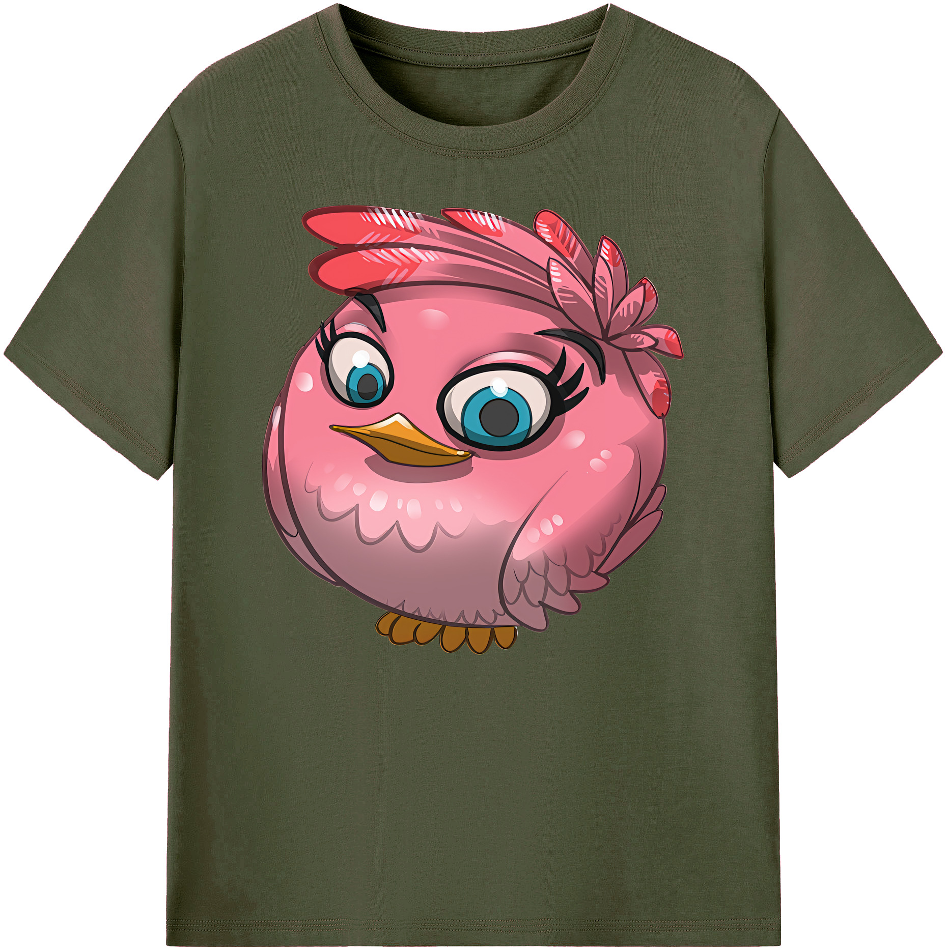 （画像用） Angry Birds アングリーバード 綿100％ メンズ半袖Tシャツ｜肌触りやわらか＆通気性